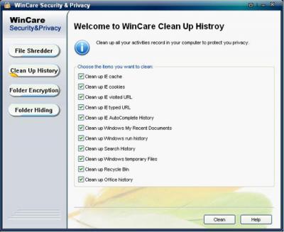 clean history
