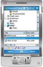 password manager mobile
